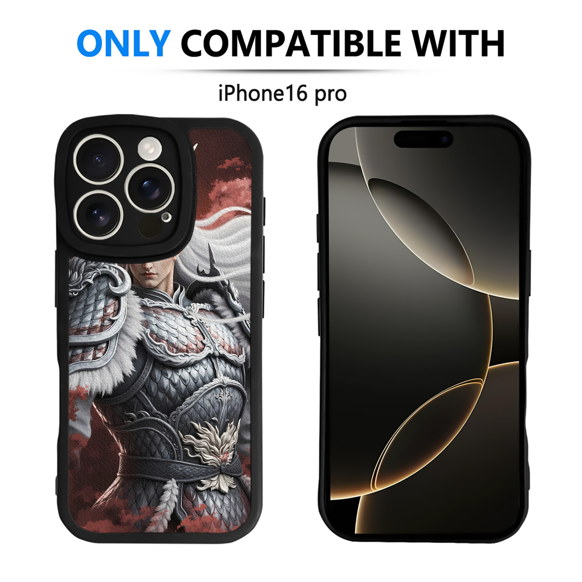 （画像用） Ne Zha 2 ナタ 魔童の大暴れ 【iPhone 16シリーズ対応】シリコンスマホケース（レザー調） 材質：シリコン